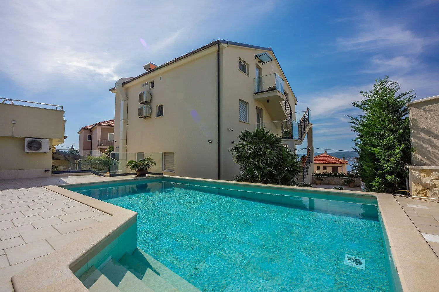 Einzigartiges Apartment Nur 500 Meter Zum Strand Mit Sauna, Gym, Pool, Wifi Crikvenica