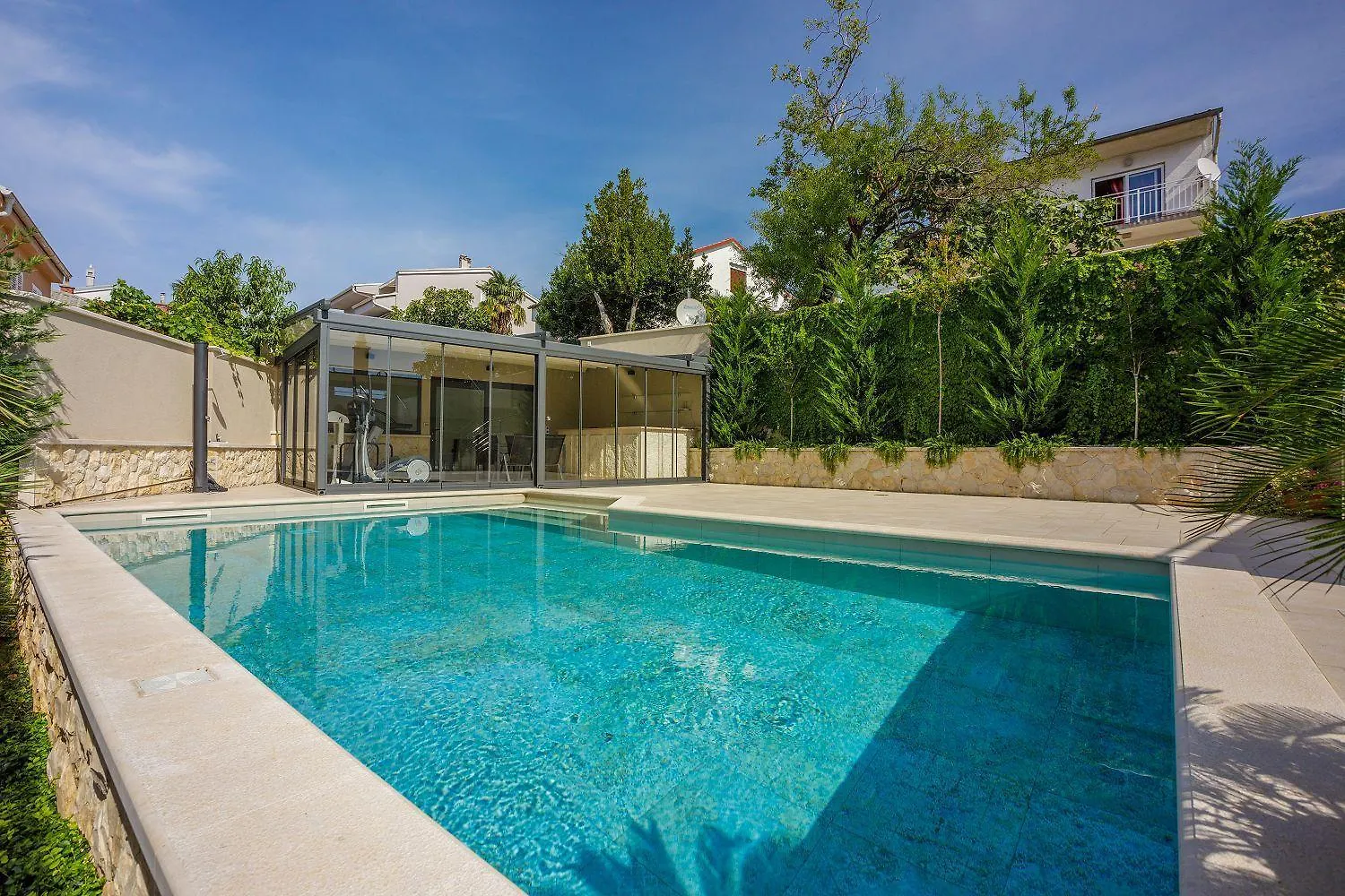 Einzigartiges Apartment Nur 500 Meter Zum Strand Mit Sauna, Gym, Pool, Wifi Crikvenica